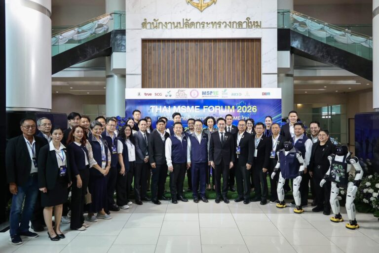 คณะผู้ร่วมงาน THAI MSME FORUM 2026 ณ สำนักงานปลัดกระทรวงกลาโหม ศรีสมาน